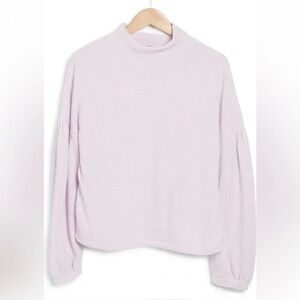 SANCTUARY || Knit Balloon Sleeve Popover Sweater in Wisteria - SZ Small ✨NWT✨
